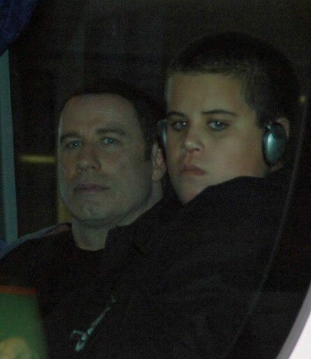 Jett Travolta with famous dad John Travolta Jett Travolta with famous dad John Travolta