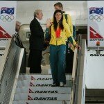 Stephanie Rice Returning from Beijing Olympic Games Photo