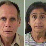 Mugshots of Philip Garrido and his Wife