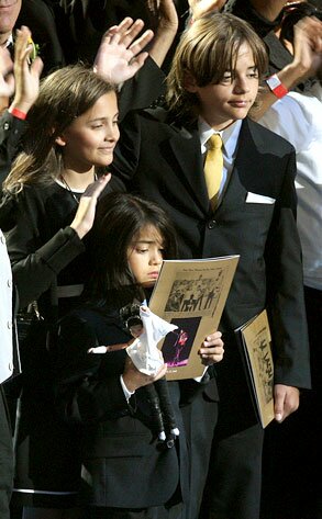 Michael Jackson Children at the Grammys Michael Jackson Children at the Grammys