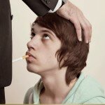 French Anti-Smoking Campaign Ad Picture with Young Man Giving Cigarette Blowjob to a Tobacco Exec French Anti-Smoking Campaign Ad Picture with Young Man Giving Cigarette Blowjob to a Tobacco Exec
